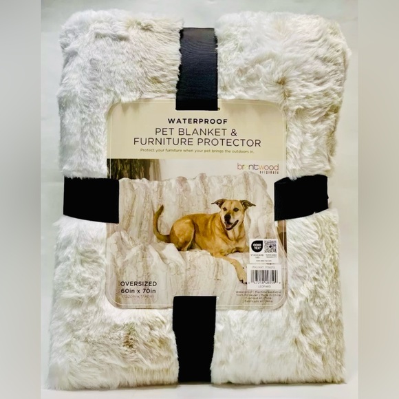Brentwood  Oversized Waterproof Pet Blanket & Furniture Protector 60”X 7… - Picture 1 of 6